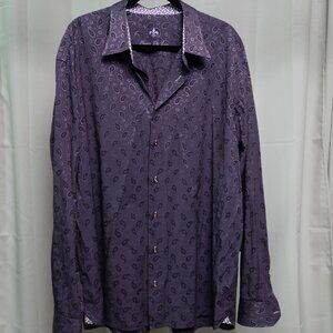 Purple Trident Formal Shirt